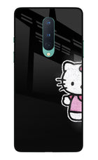 Kitty Charm Oneplus 8 Glass Case