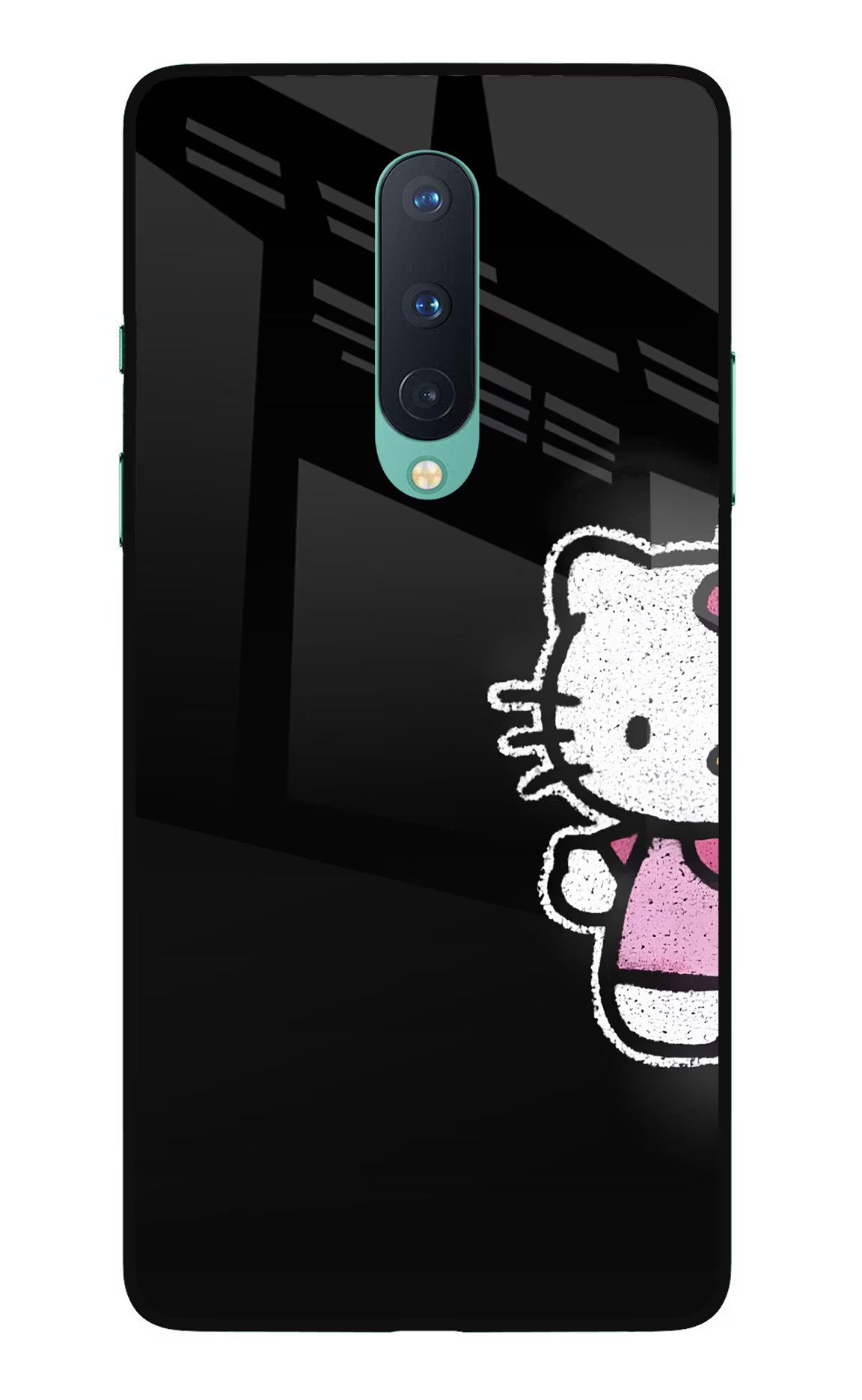 Kitty Charm Oneplus 8 Glass Case