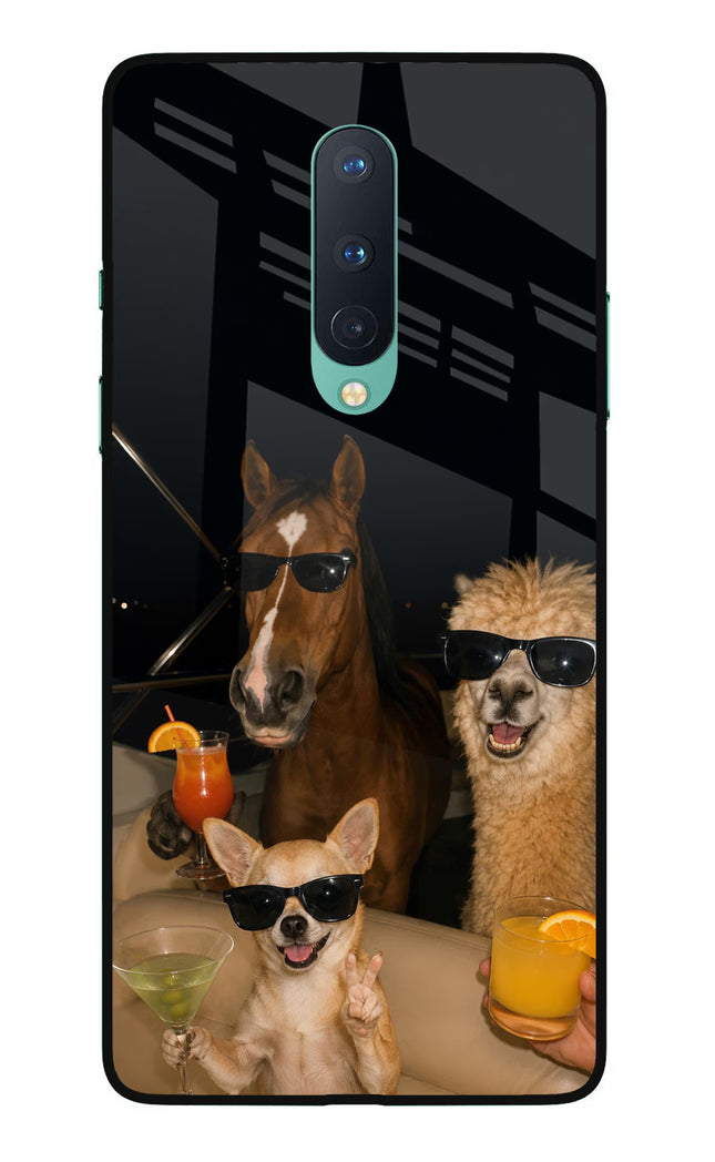 Party Squad Oneplus 8 Glass Case