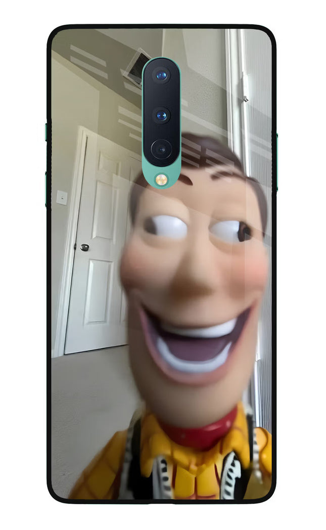 Side Eye Woody Oneplus 8 Glass Case