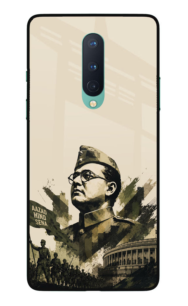 Netaji Rising Oneplus 8 Glass Case