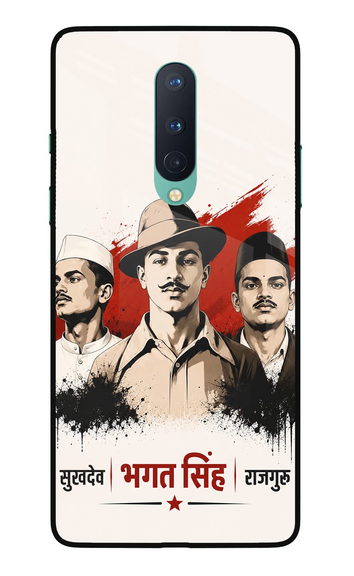 Sardar Patel Iron Will Oneplus 8 Glass Case