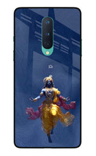 Cosmic Krishna Oneplus 8 Glass Case Back Cover by Casekaro