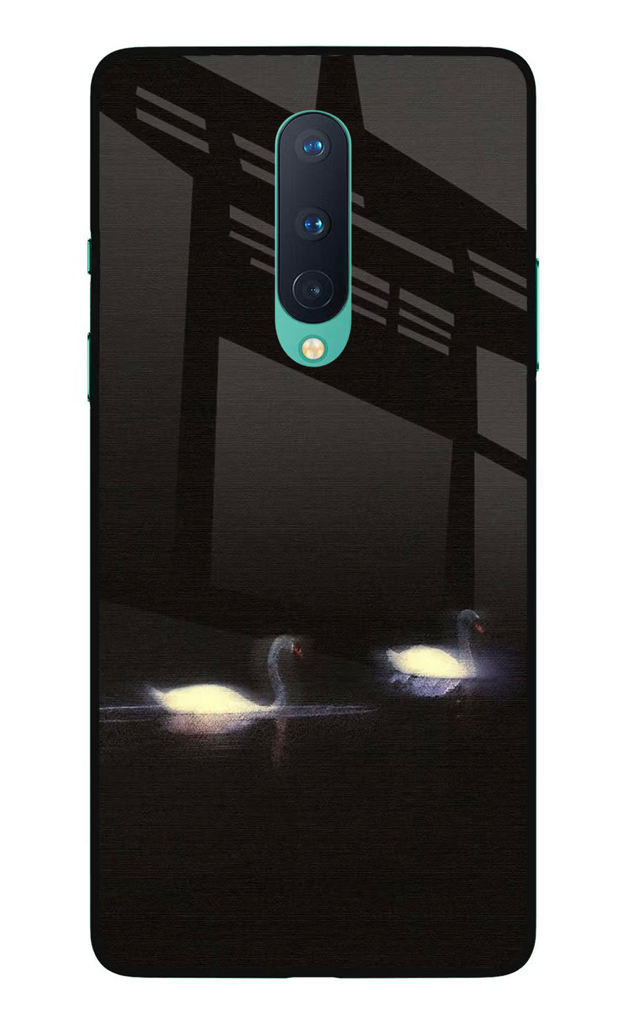 Silent Swans Oneplus 8 Back Cover, Glass case