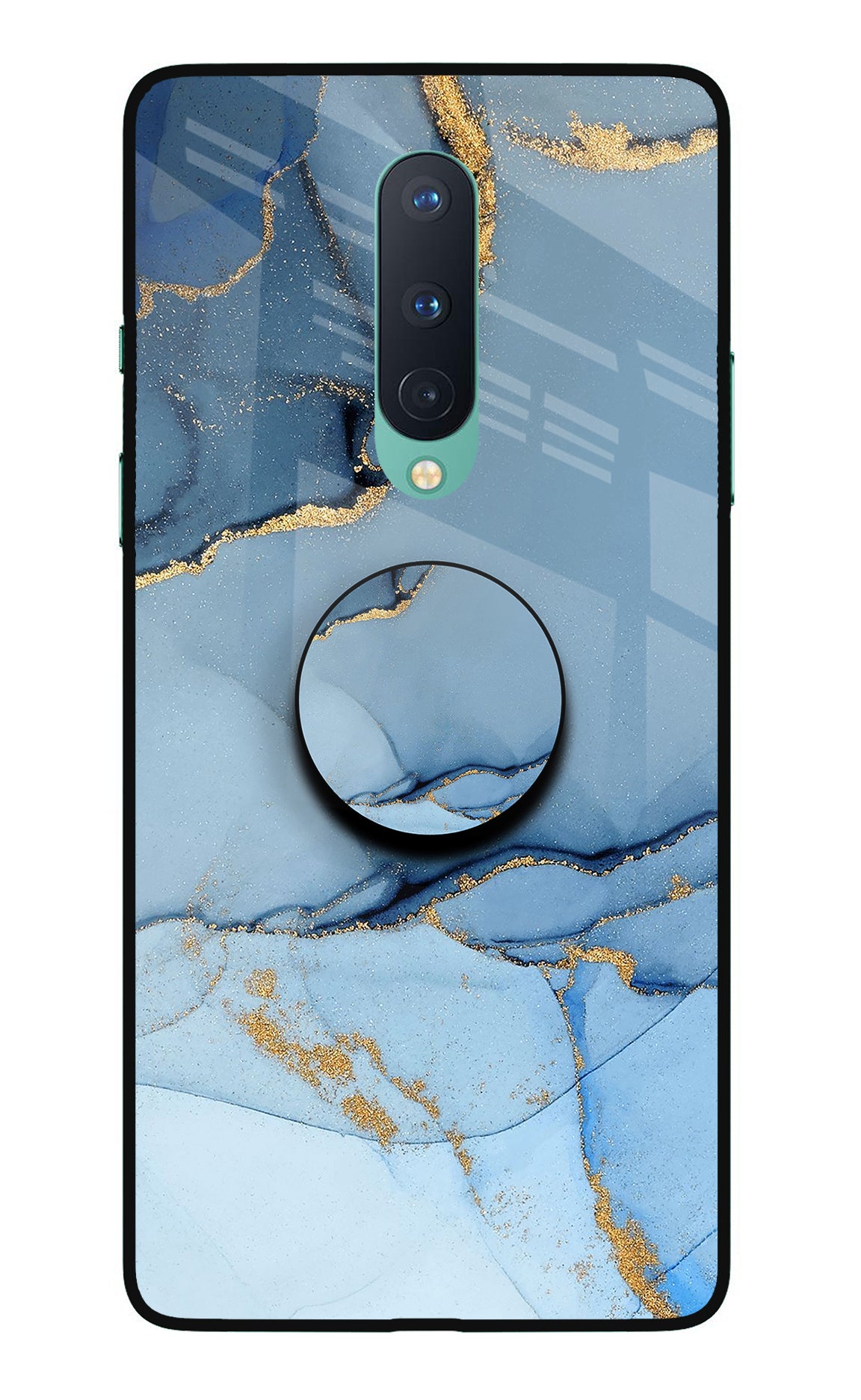 Blue Marble Oneplus 8 Glass Case