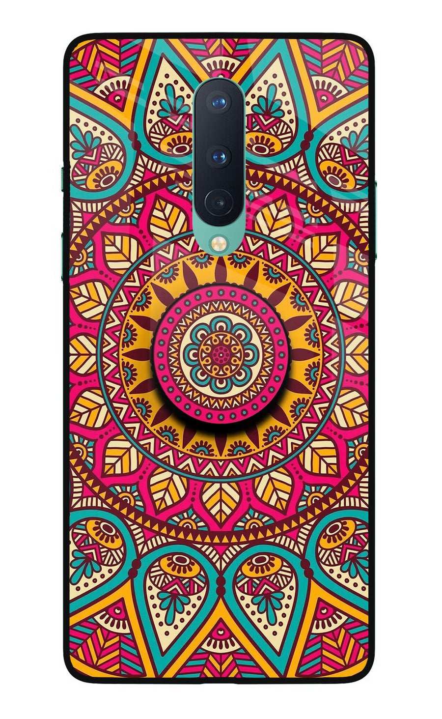 Mandala Oneplus 8 Pop Case, Glass case