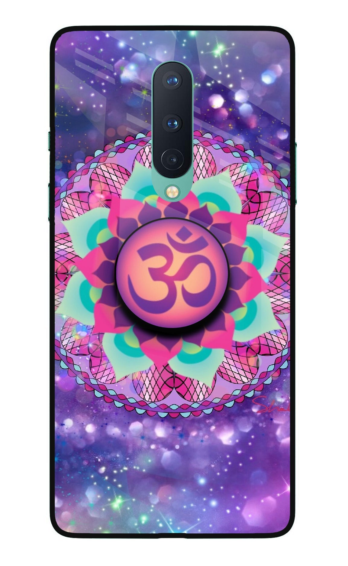 Om Purple Oneplus 8 Pop Case