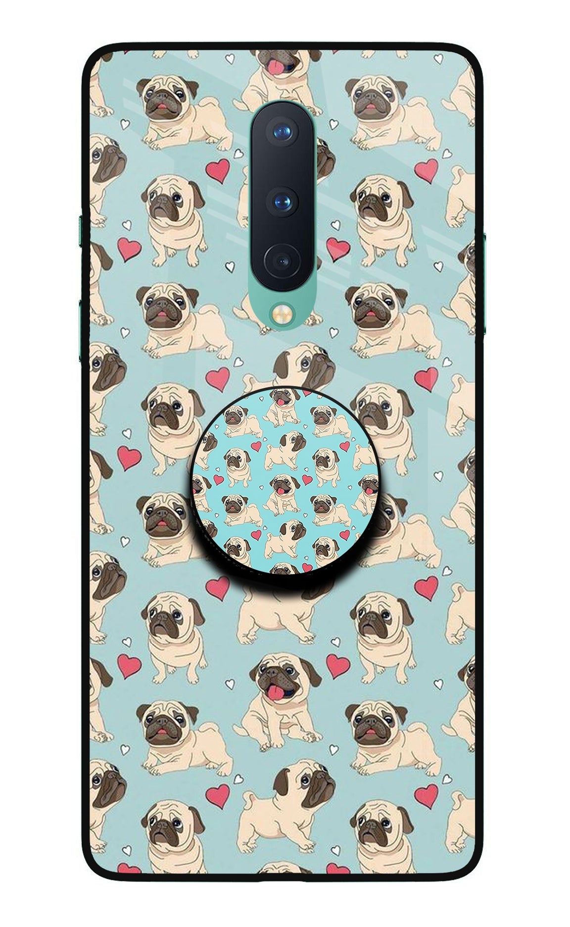 Pug Dog Oneplus 8 Pop Case