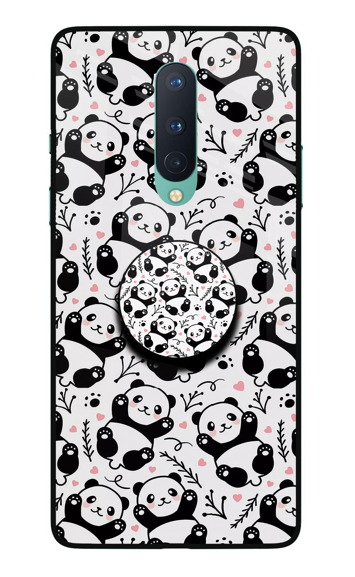 Cute Panda Oneplus 8 Pop Case