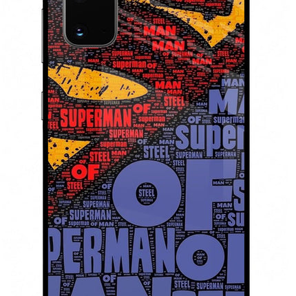 Superman Samsung S20 Glass Case Back Cover by Casekaro