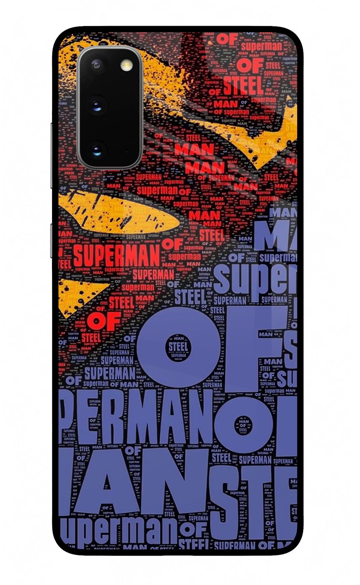 Superman Samsung S20 Glass Case Back Cover by Casekaro