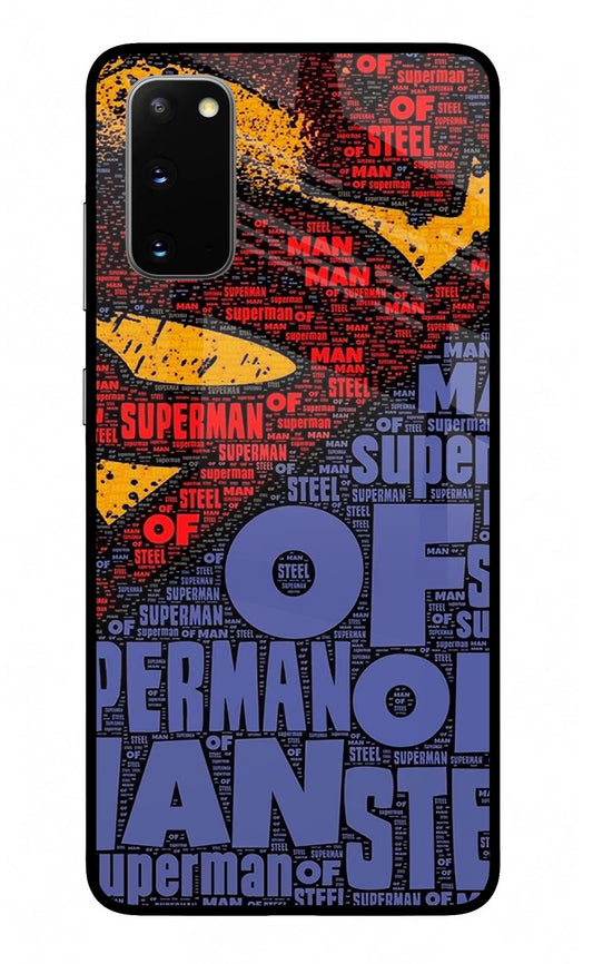 Superman Samsung S20 Glass Case