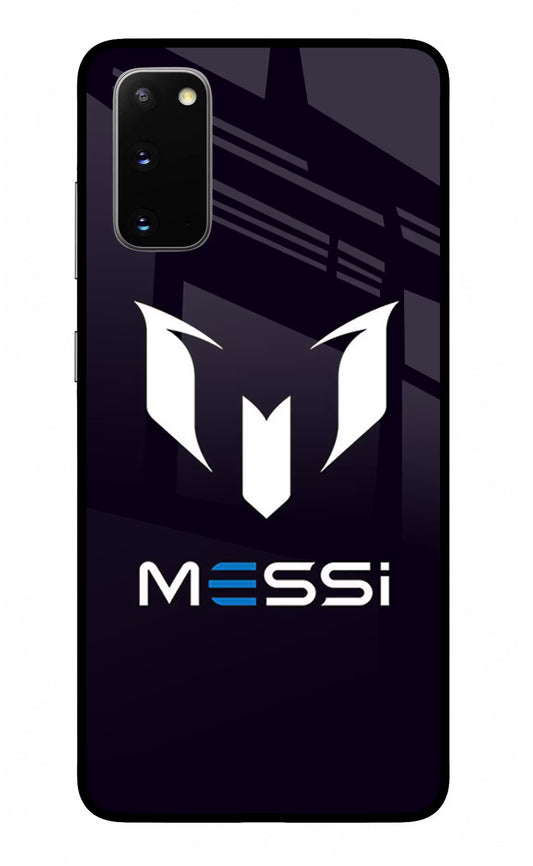 Messi Logo Samsung S20 Glass Case