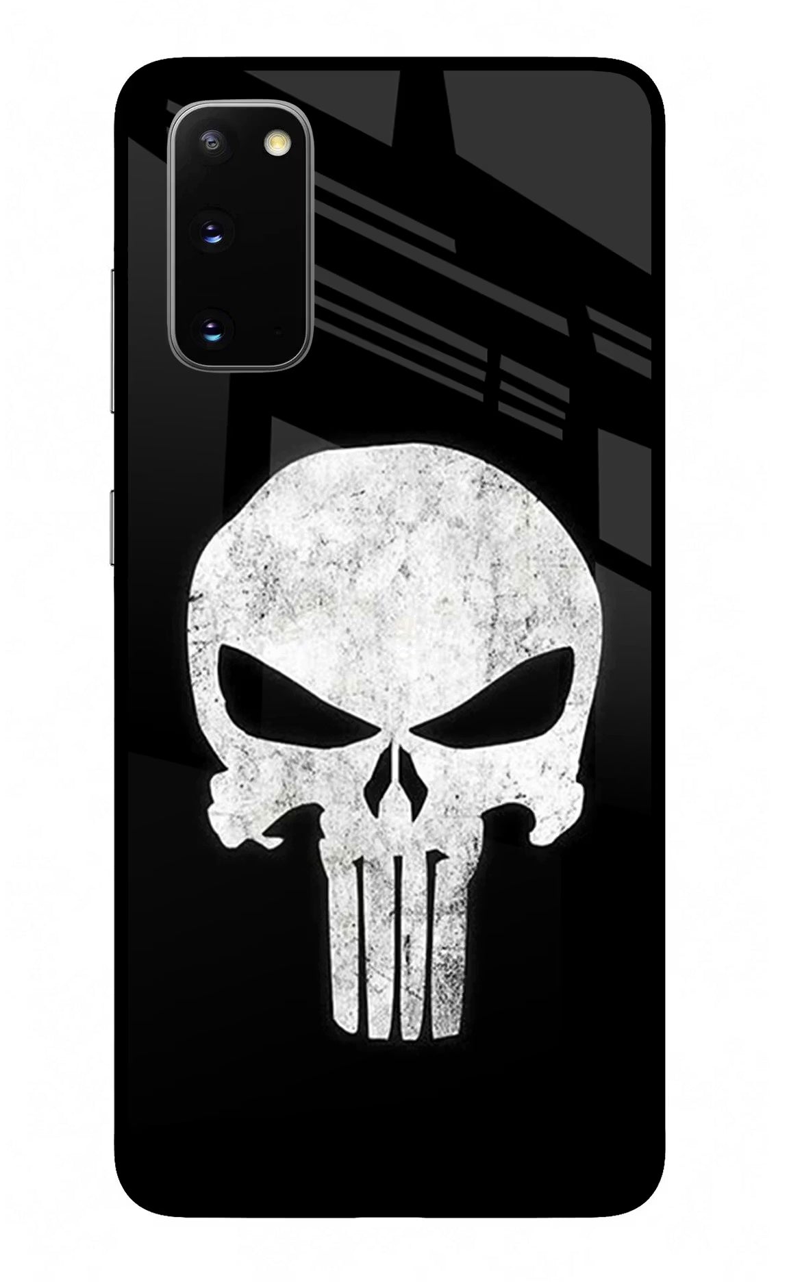 Punisher Skull Samsung S20 Glass Case