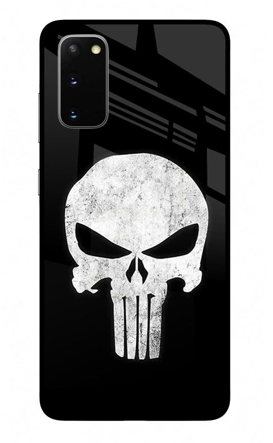 Punisher Skull Samsung S20 Glass Case