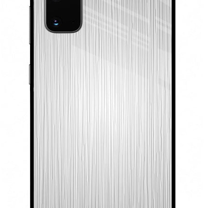 Wooden Grey Texture Samsung S20 Glass Case Back Cover by Casekaro