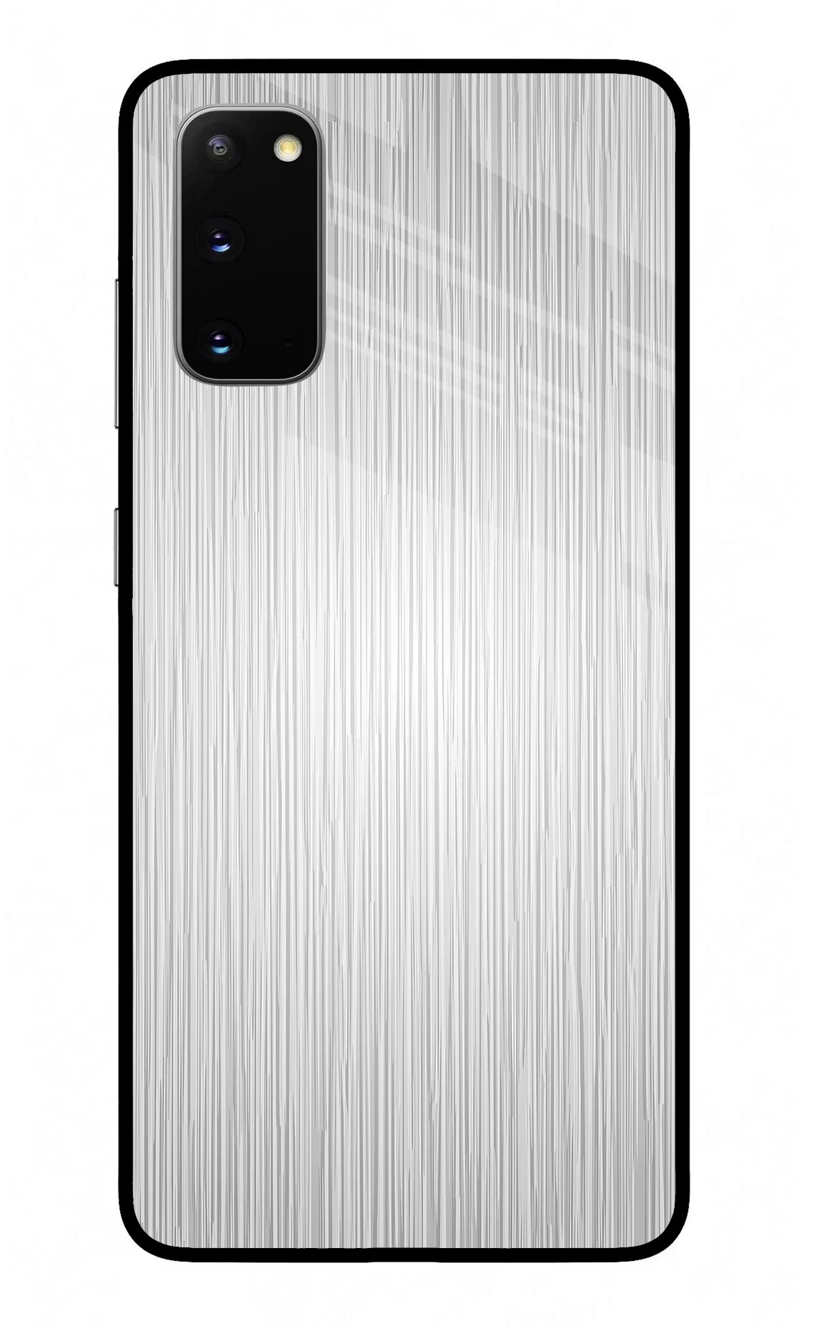 Wooden Grey Texture Samsung S20 Glass Case