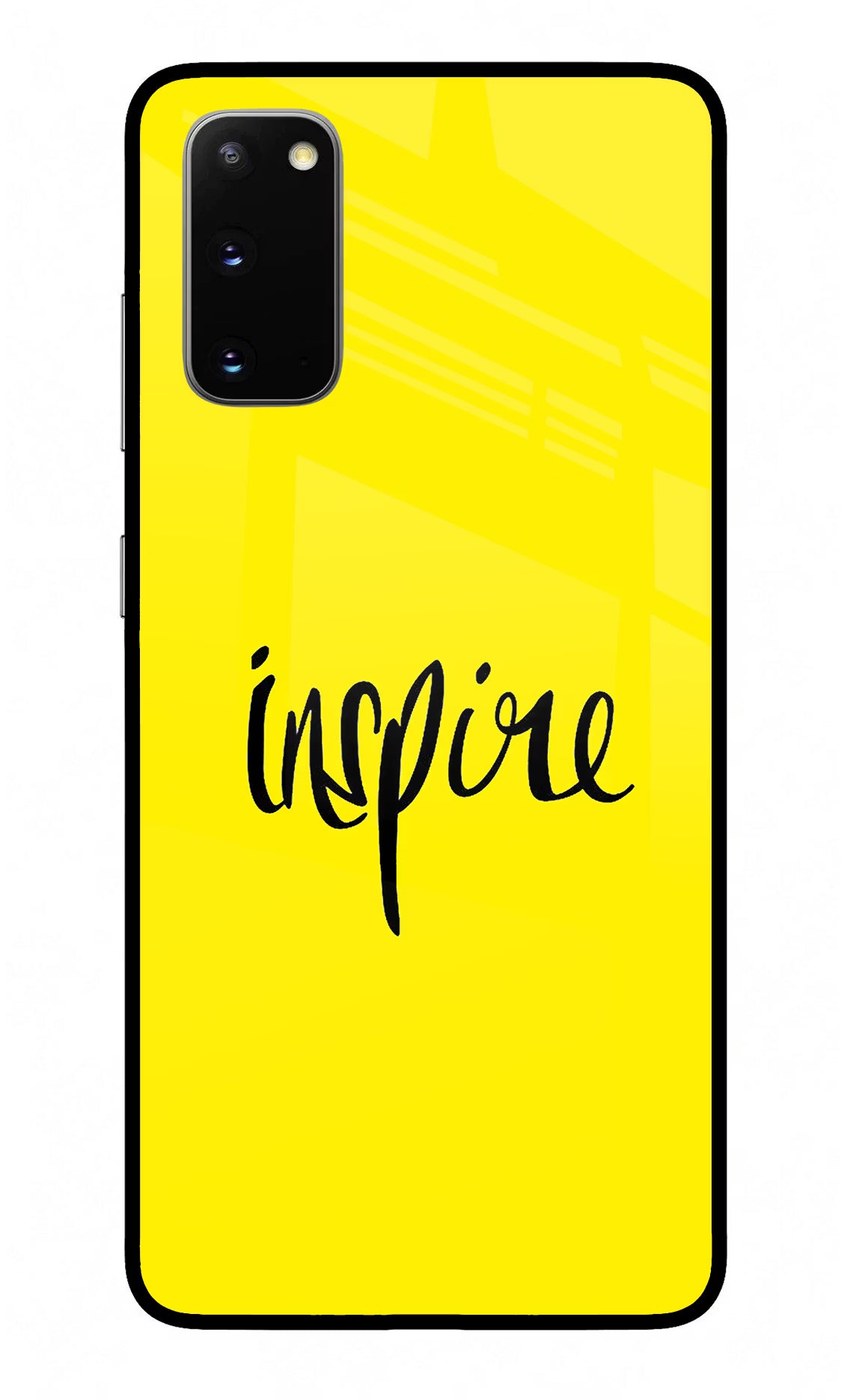 Inspire Samsung S20 Glass Case Back Cover by Casekaro