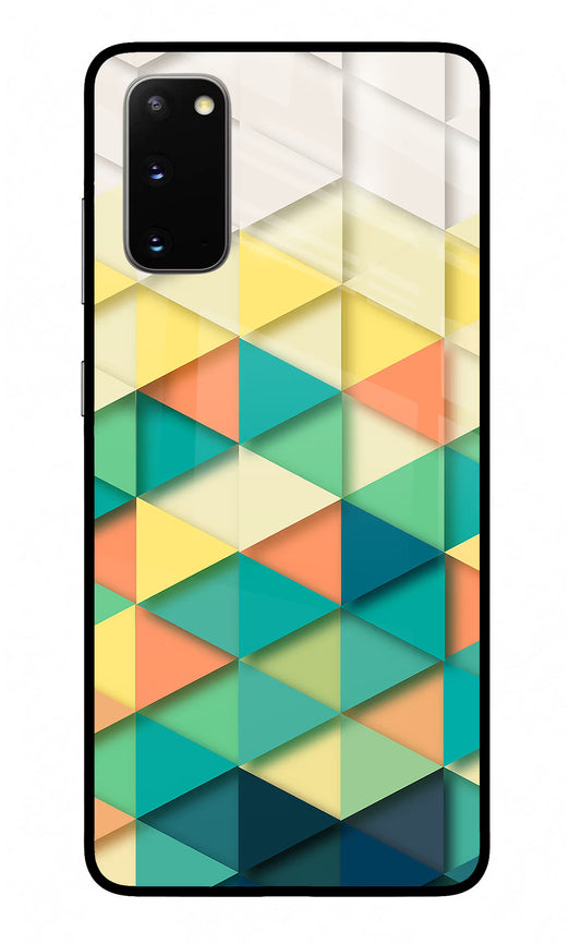 Abstract Samsung S20 Glass Case