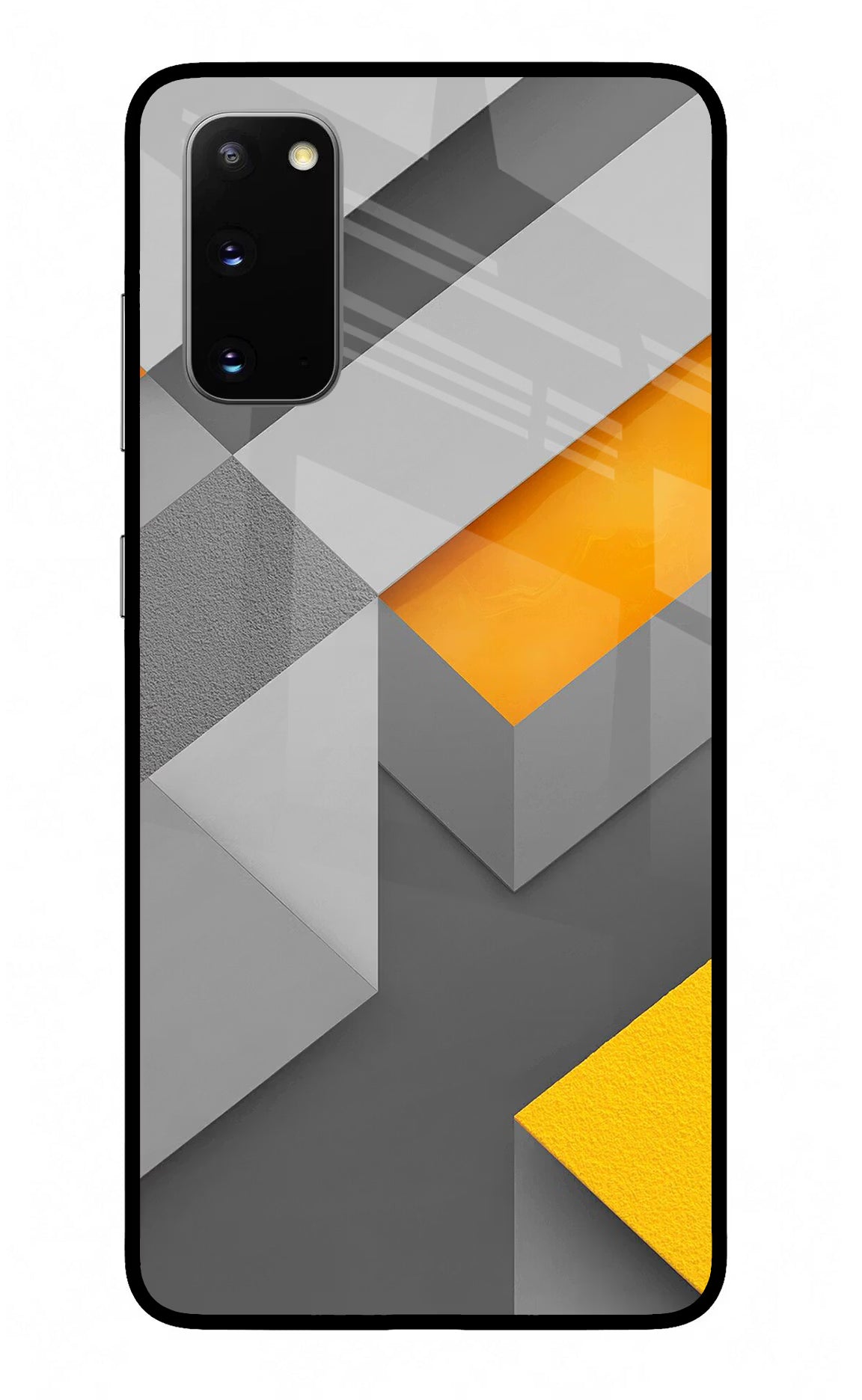 Abstract Samsung S20 Glass Case