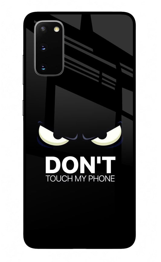 Don'T Touch My Phone Samsung S20 Glass Case