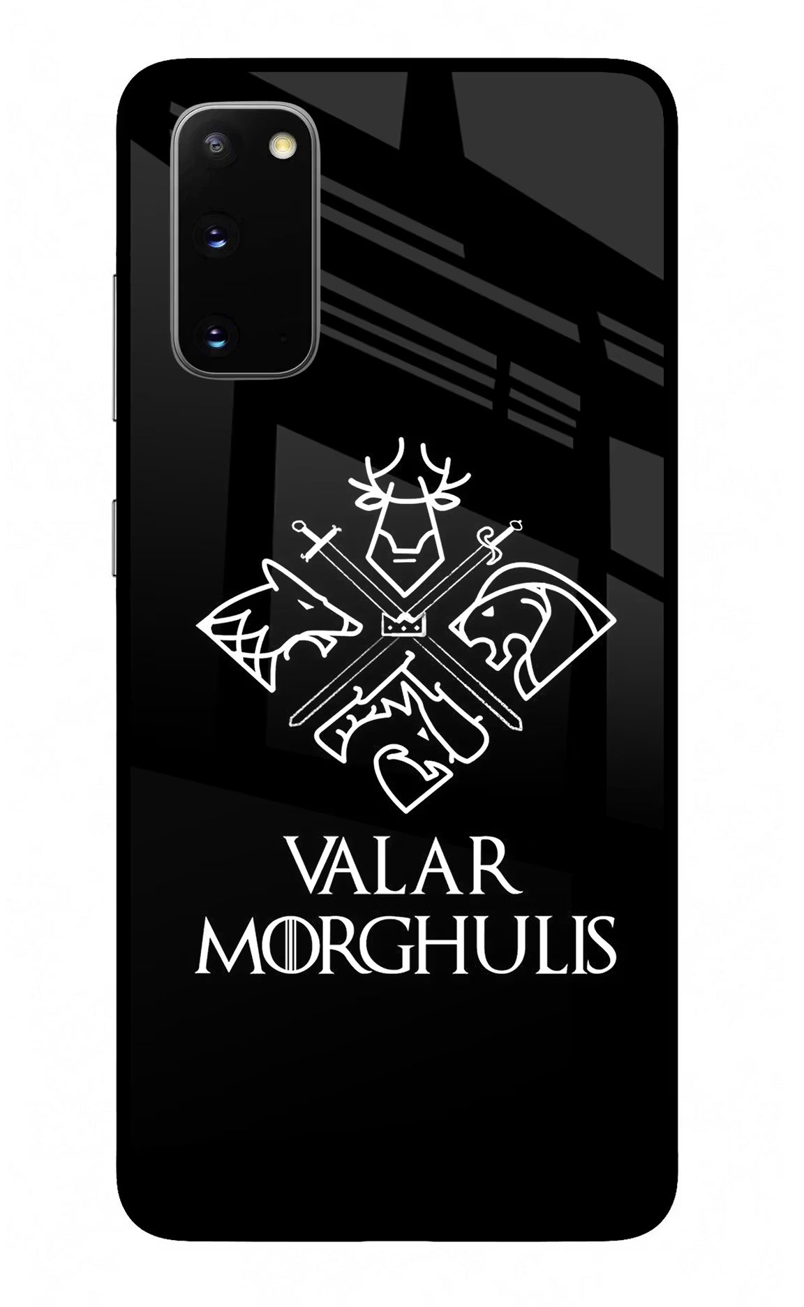 Valar Morghulis | Game Of Thrones Samsung S20 Glass Case Back Cover by Casekaro