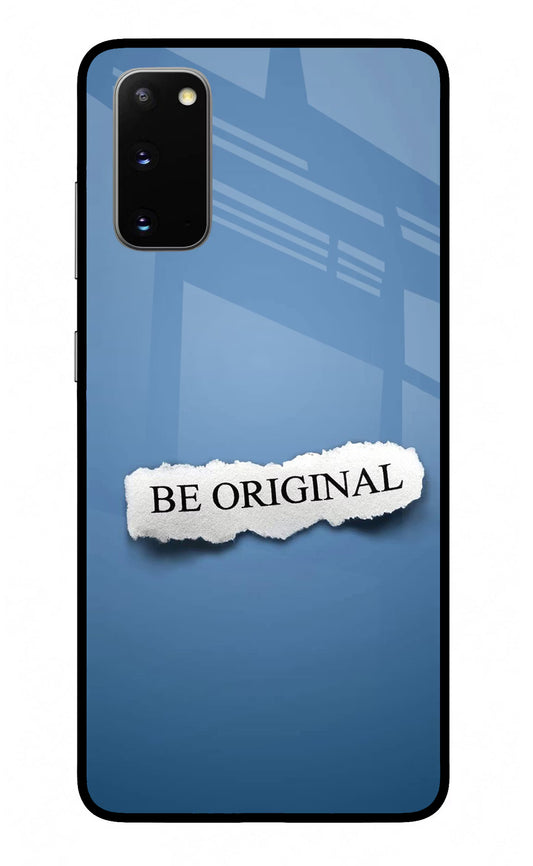 Be Original Samsung S20 Glass Case