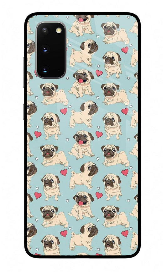 Pug Dog Samsung S20 Glass Case