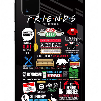 FRIENDS Samsung S20 Glass Case Back Cover by Casekaro