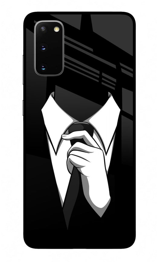 Black Tie Samsung S20 Glass Case