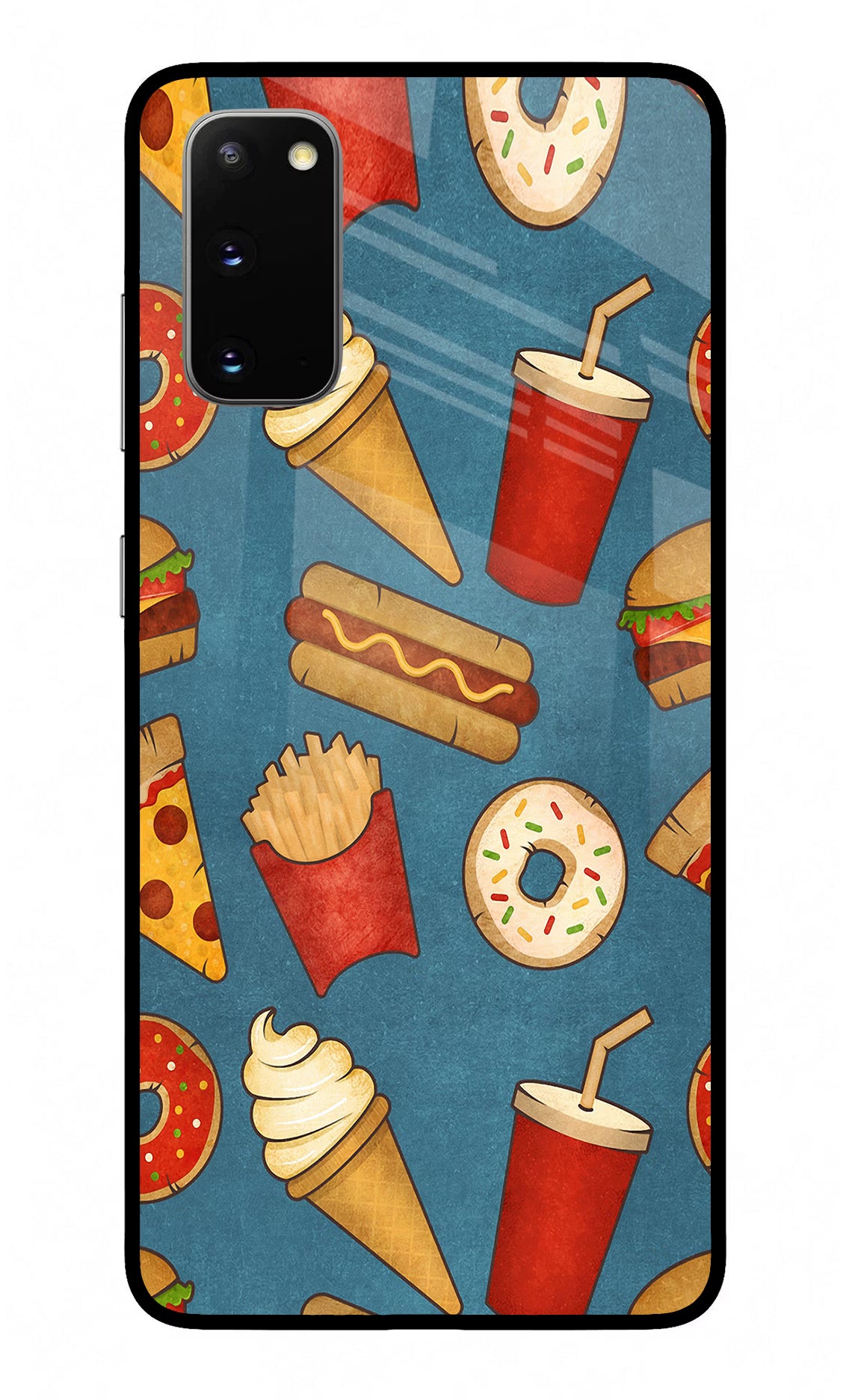 Foodie Samsung S20 Glass Case