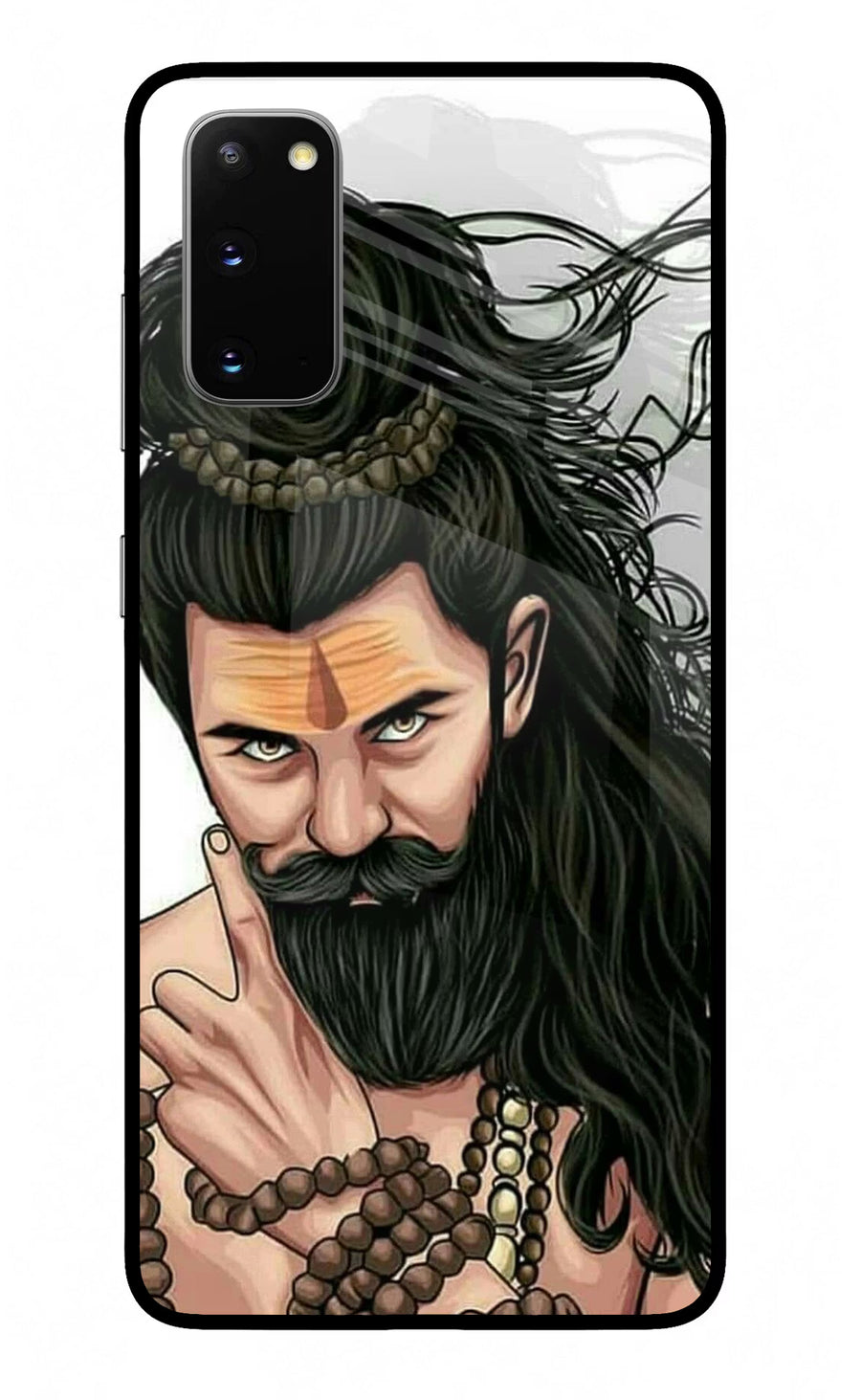 Mahadev Samsung S20 Back Cover, Glass case