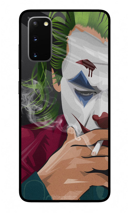 Joker Smoking Samsung S20 Glass Case