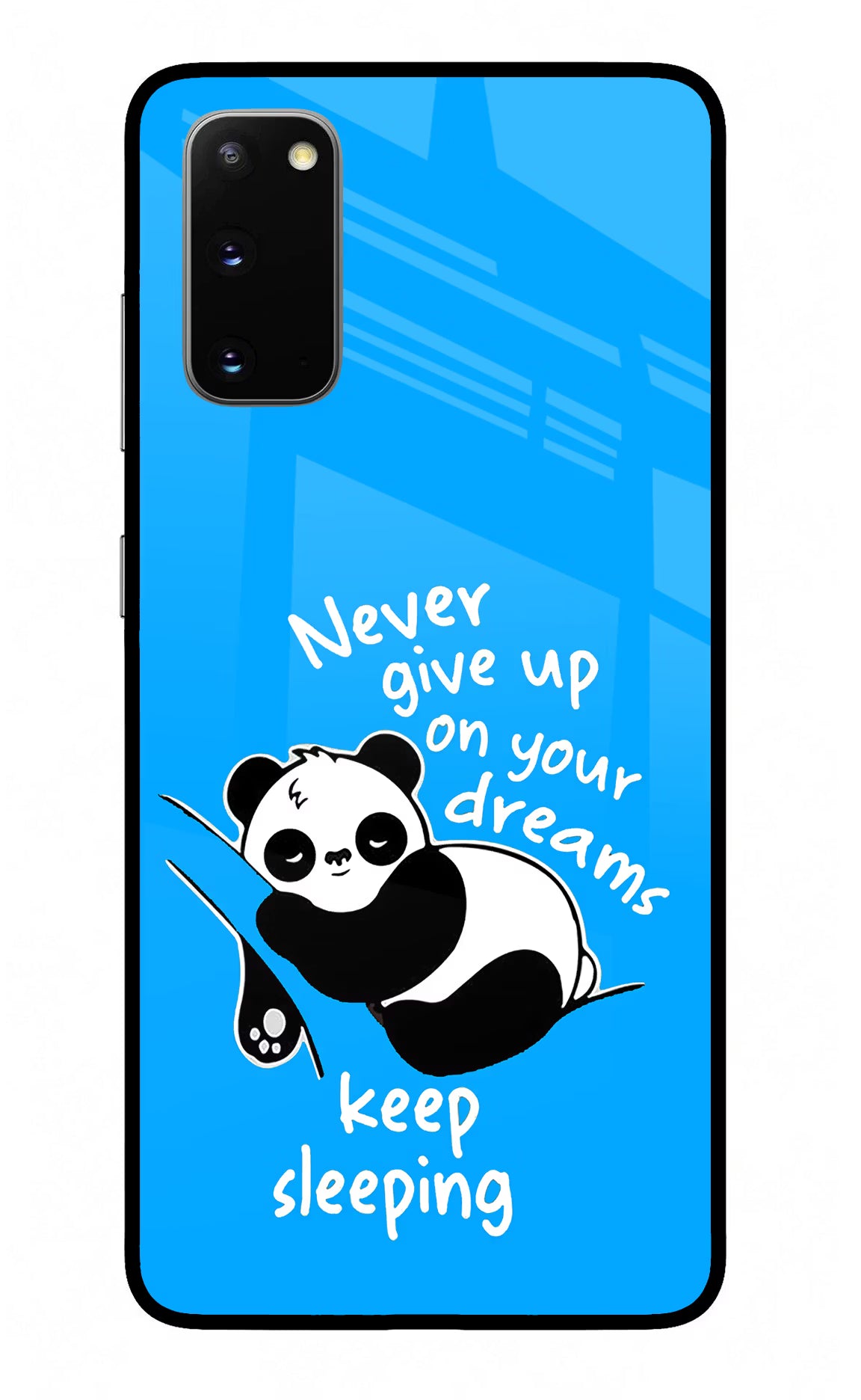 Keep Sleeping Samsung S20 Glass Case