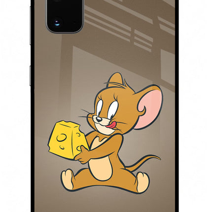 Jerry Samsung S20 Glass Case Back Cover by Casekaro