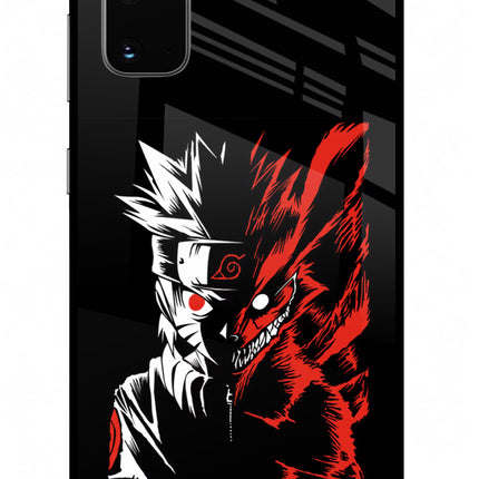 Naruto Two Face Samsung S20 Glass Case Back Cover by Casekaro