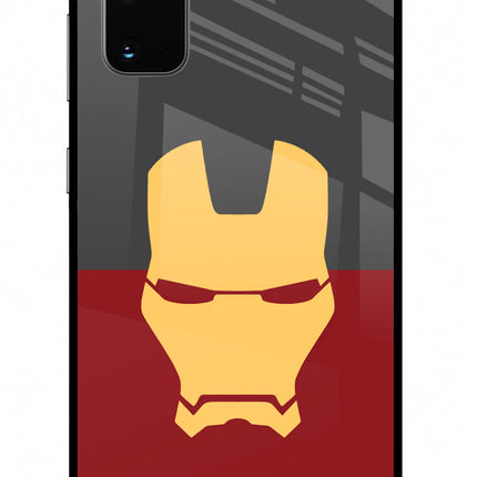 Ironman Samsung S20 Glass Case Back Cover by Casekaro