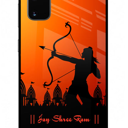 Lord Ram - 4 Samsung S20 Glass Case Back Cover by Casekaro