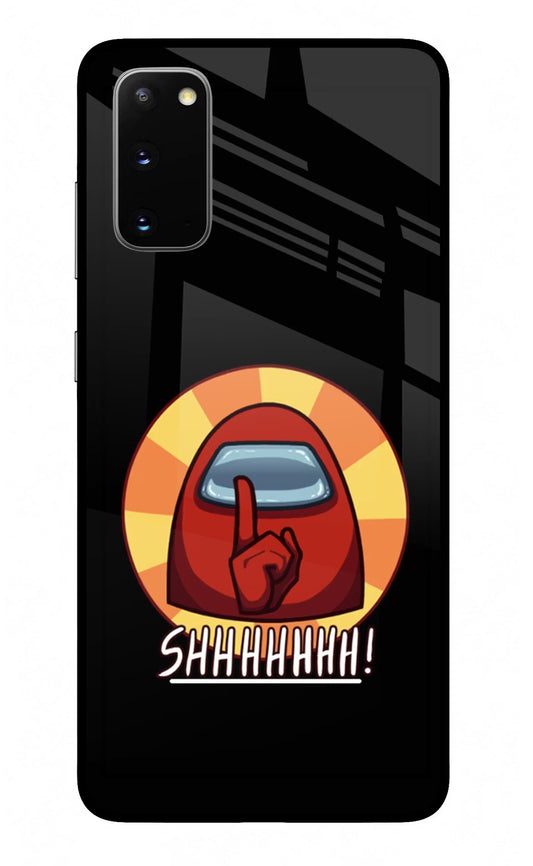 Among Us Shhh! Samsung S20 Glass Case