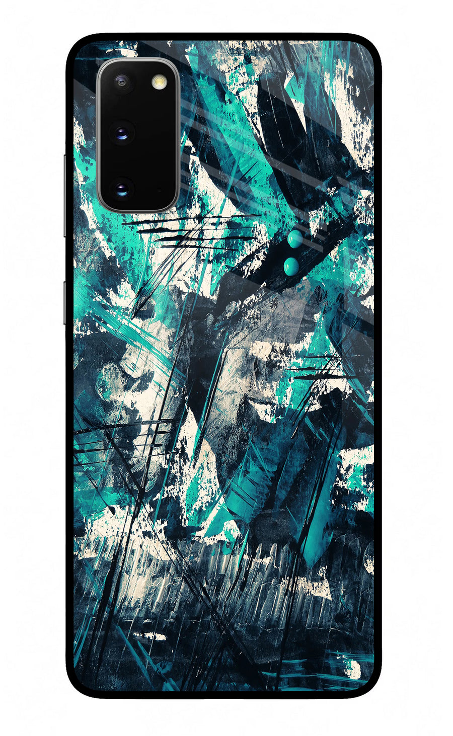 Artwork Samsung S20 Back Cover, Glass case