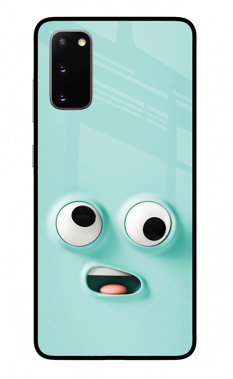 Funny Cartoon Samsung S20 Back Cover, Glass case
