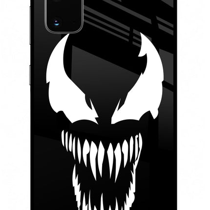 Venom Samsung S20 Glass Case Back Cover by Casekaro