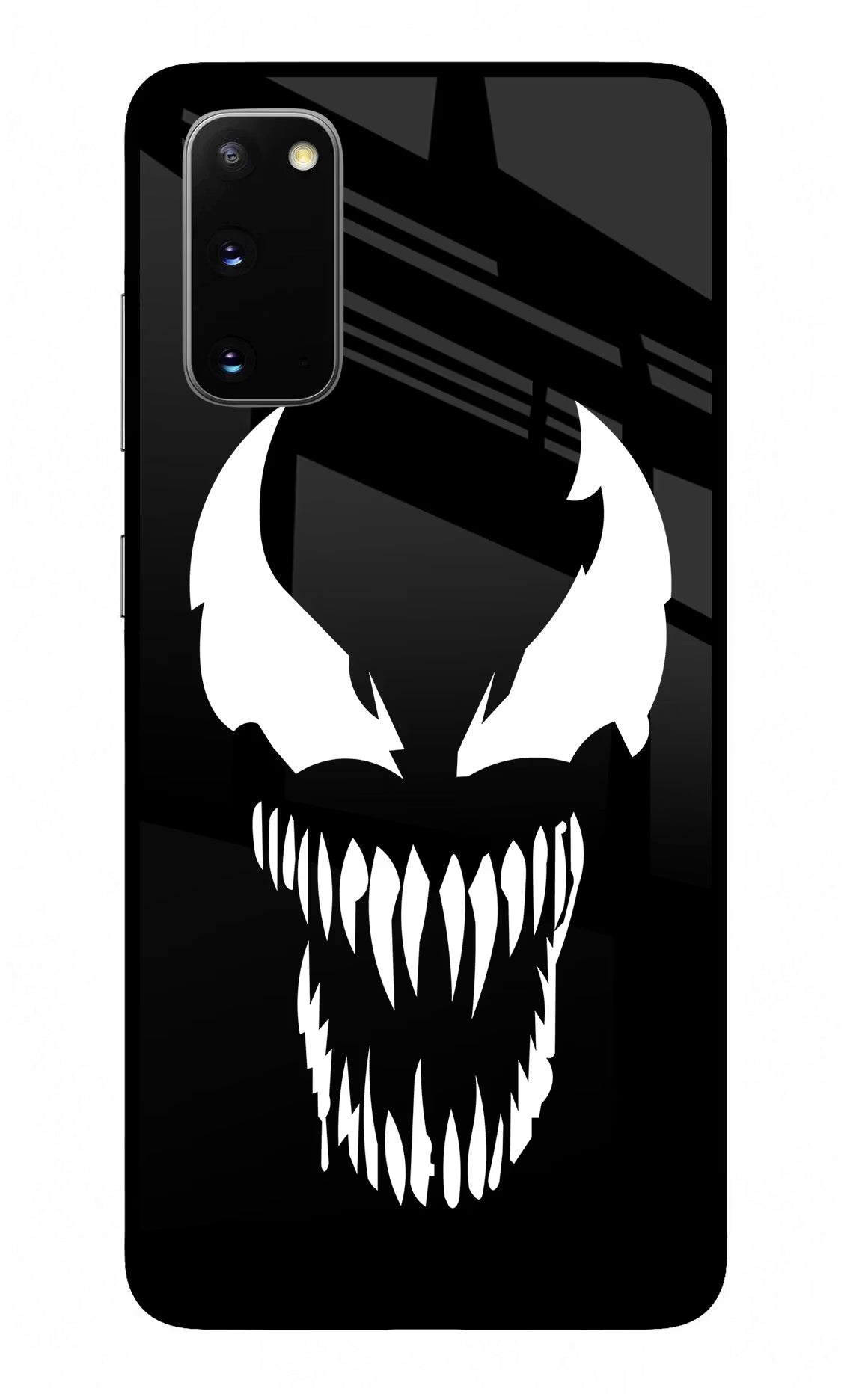 Venom Samsung S20 Glass Case Back Cover by Casekaro