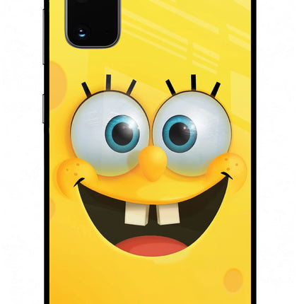 Sponge 1 Samsung S20 Glass Case Back Cover by Casekaro