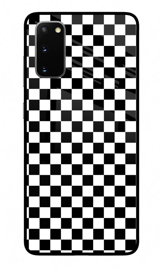 Chess Board Samsung S20 Glass Case