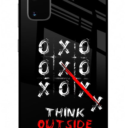 Think out of the BOX Samsung S20 Glass Case Back Cover by Casekaro