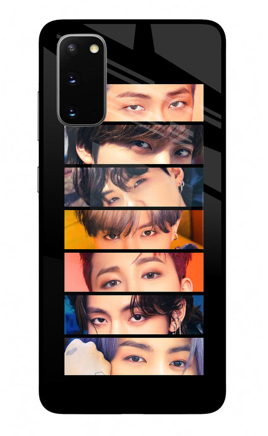 BTS Eyes Samsung S20 Glass Case