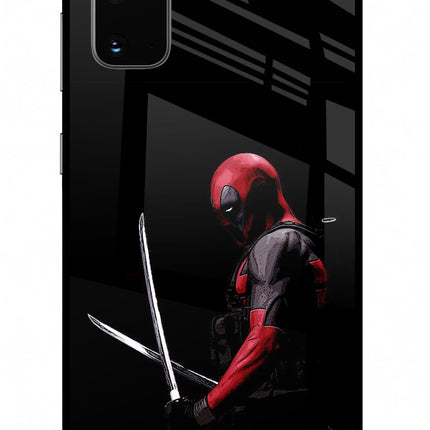 Deadpool Samsung S20 Glass Case Back Cover by Casekaro