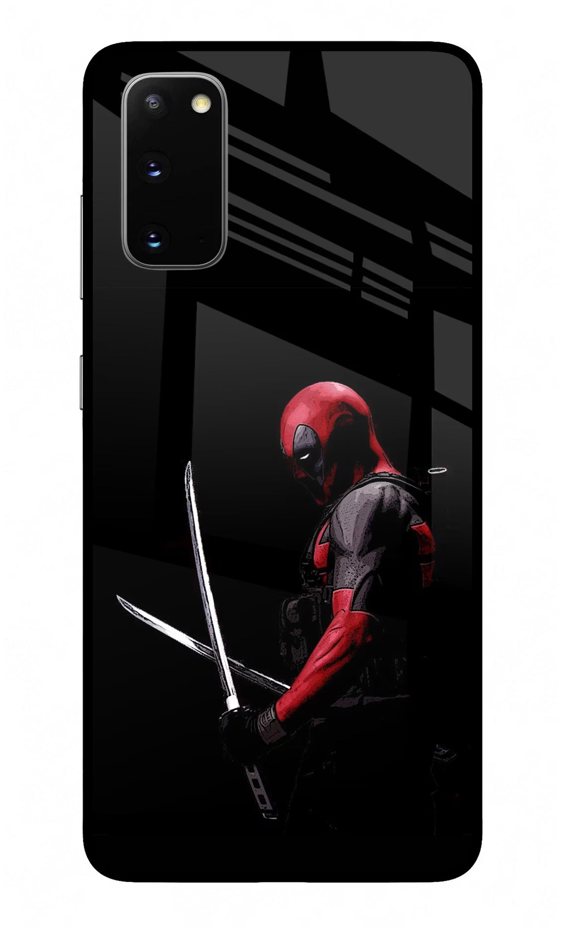 Deadpool Samsung S20 Glass Case