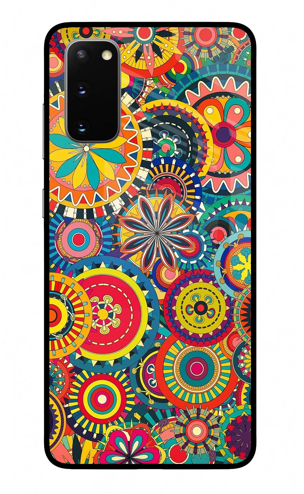 Gol Gol Art Samsung S20 Glass Case Back Cover by Casekaro